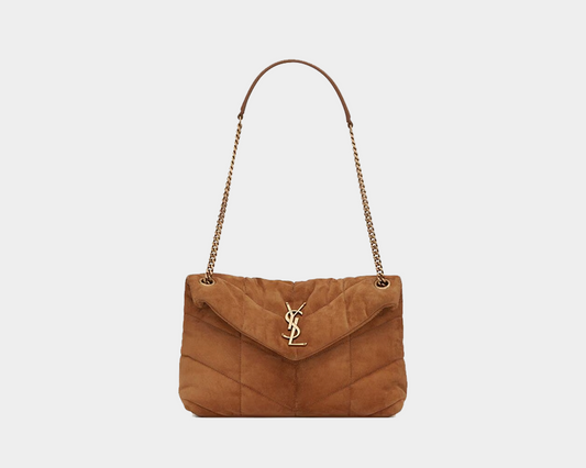 YSL Puffer em Couro Nappa